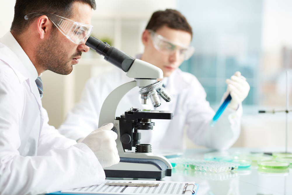 Scientists working in a Laboratory Setting