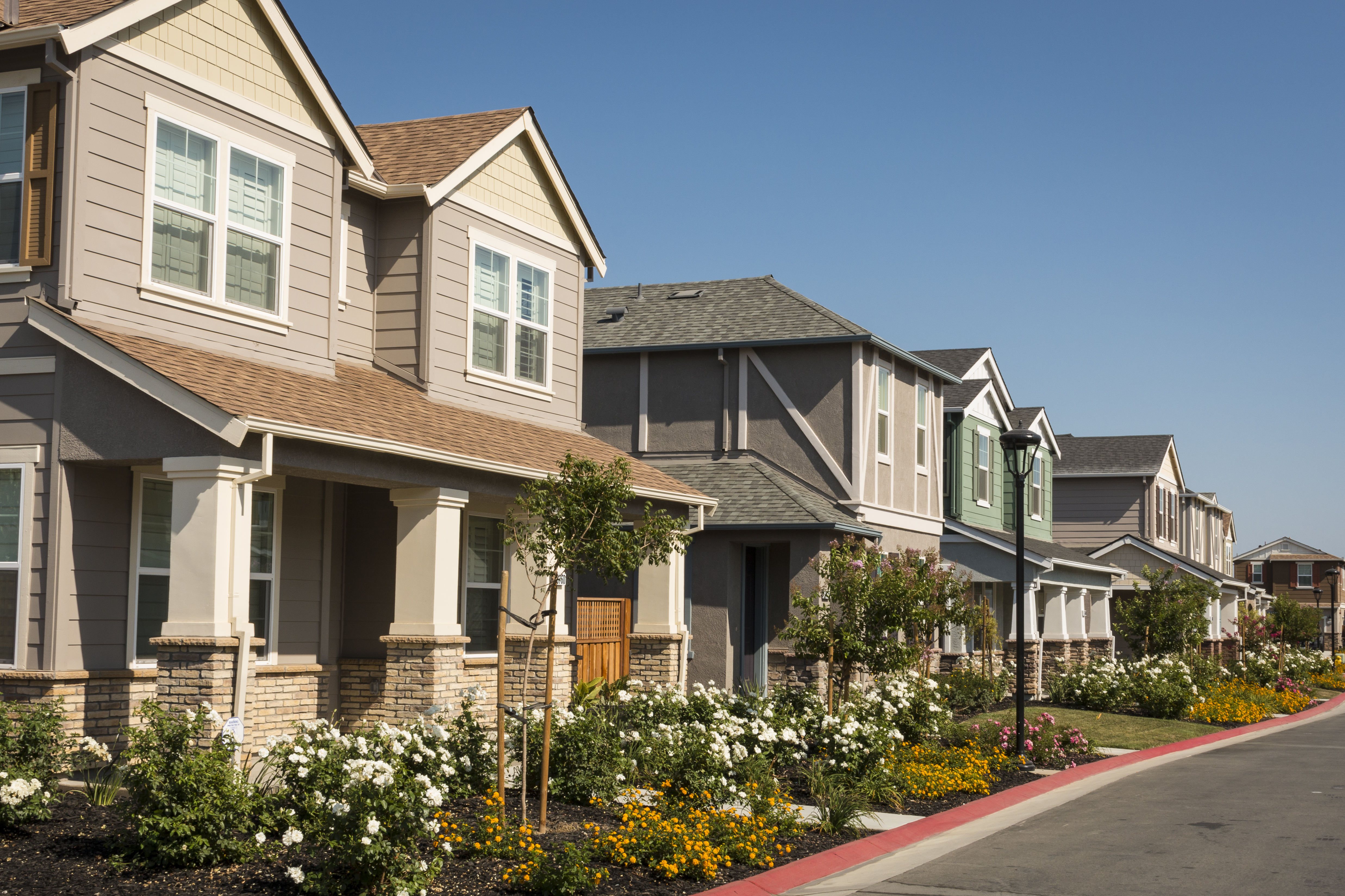 row of houses