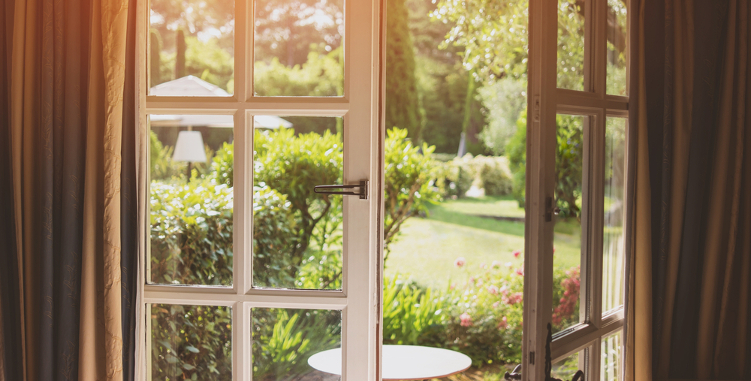 Home Window Letting in Sunlight